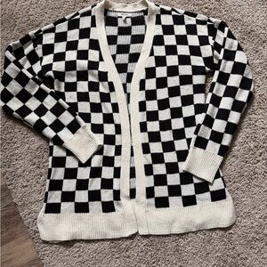 Checkered Cardigan from Maurices